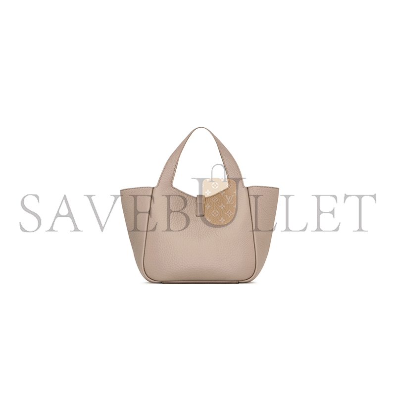 YSL LE 5 À 7 BABY BEA IN GRAINED LEATHER 872469AADUU1346 (18*15*13cm)